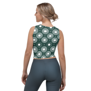 Circle - Green Crop Top