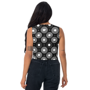 Circle - Black Crop Top