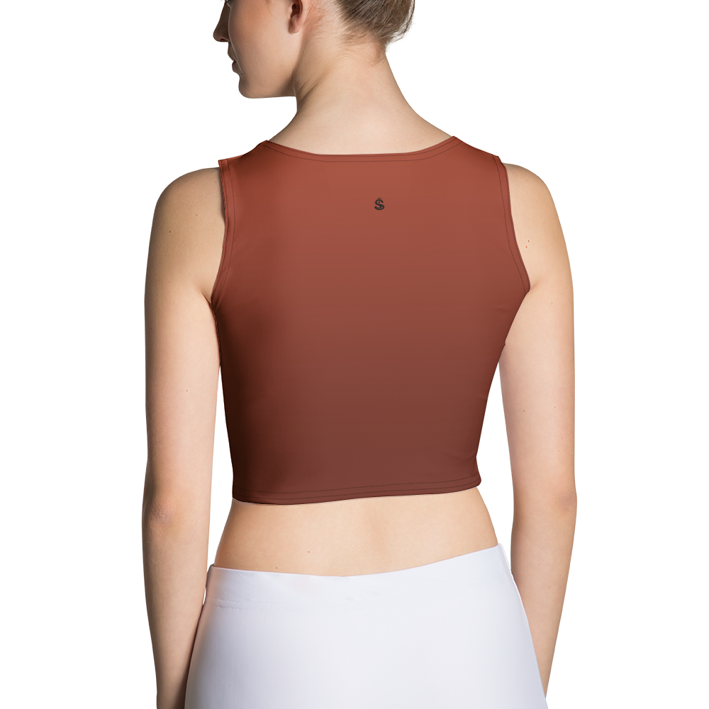 Faded - Terracotta Crop Top