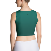 Faded - Green Crop Top