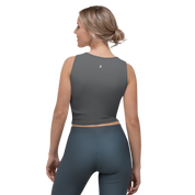 Faded - Anthracite Crop Top