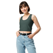 Basics - Green Crop Top