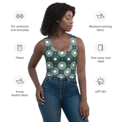 Circle - Green Crop Top