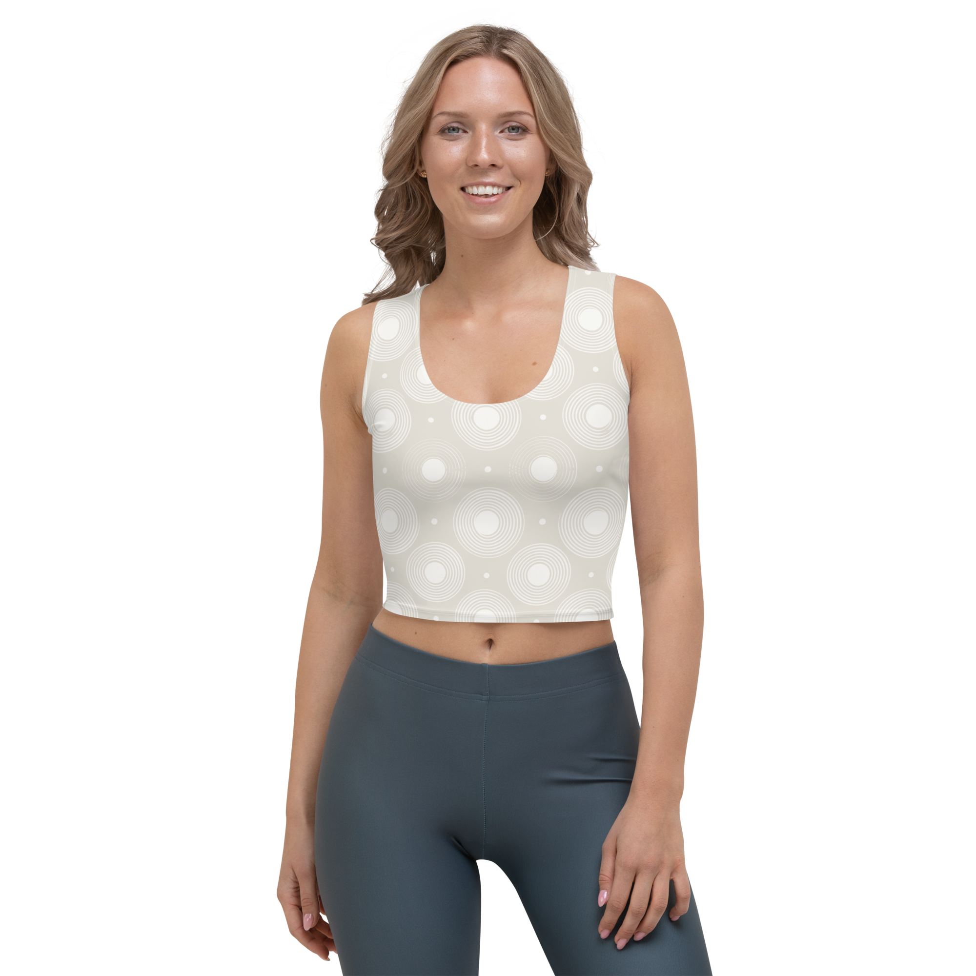 Circle - Bone Crop Top