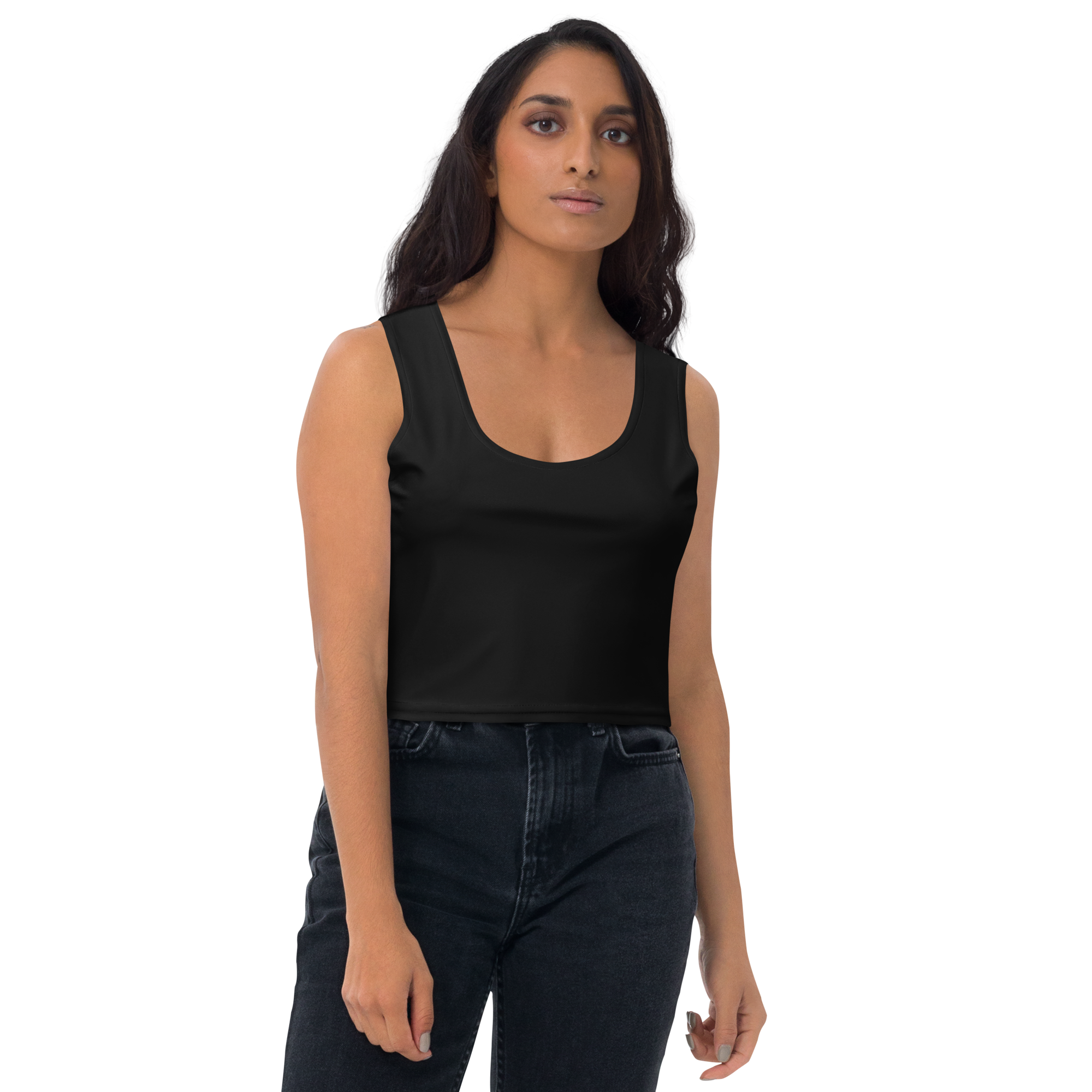 Basics - Black Crop Top