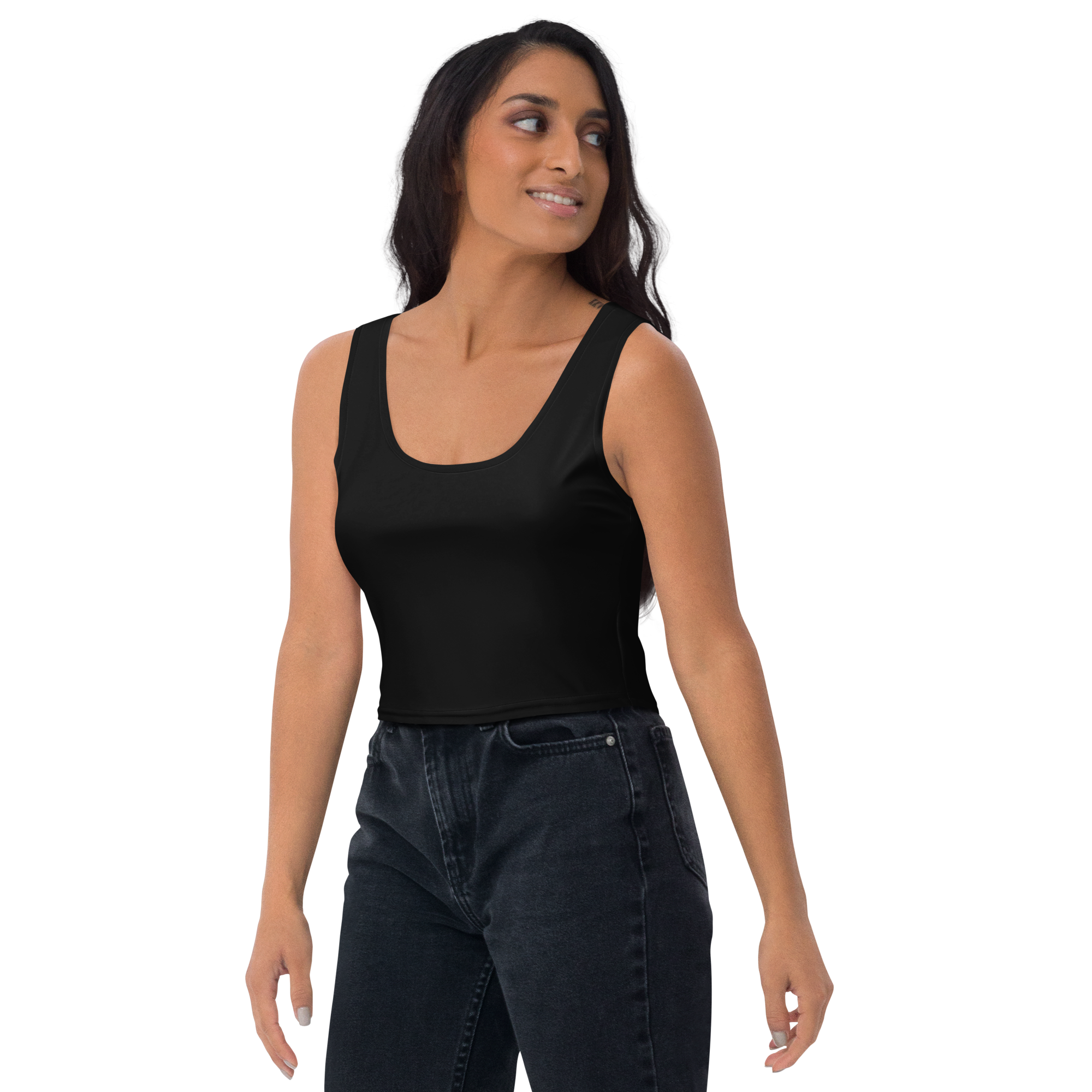 Basics - Black Crop Top