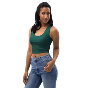 Faded - Green Crop Top