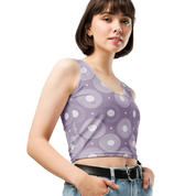 Circle - Lavender Crop Top