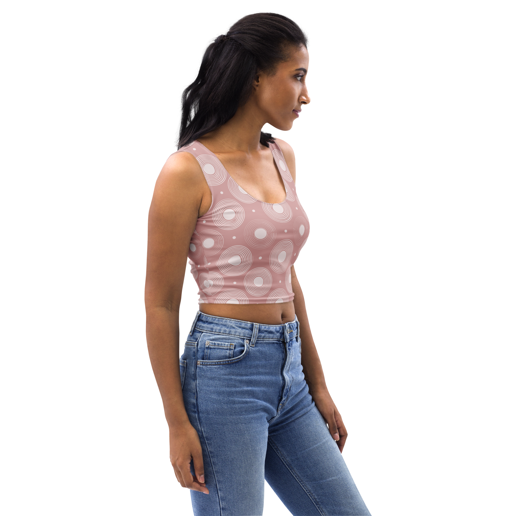 Circle - Rose Crop Top