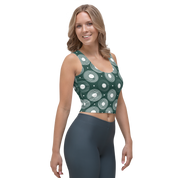 Circle - Green Crop Top