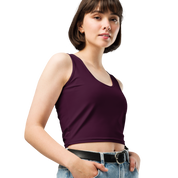 Basics - Eggplant Crop Top