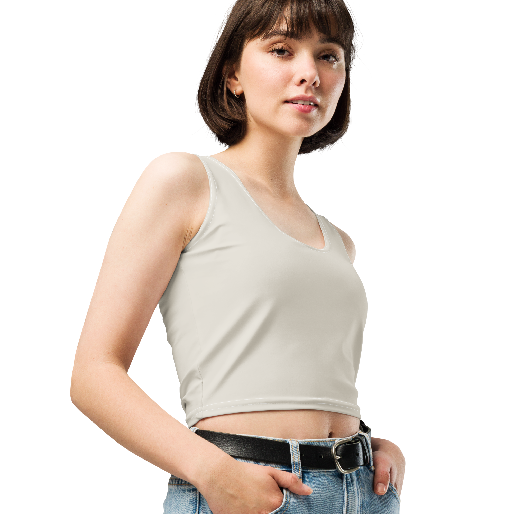 Basics - Bone Crop Top