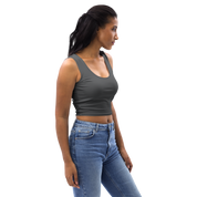 Faded - Anthracite Crop Top