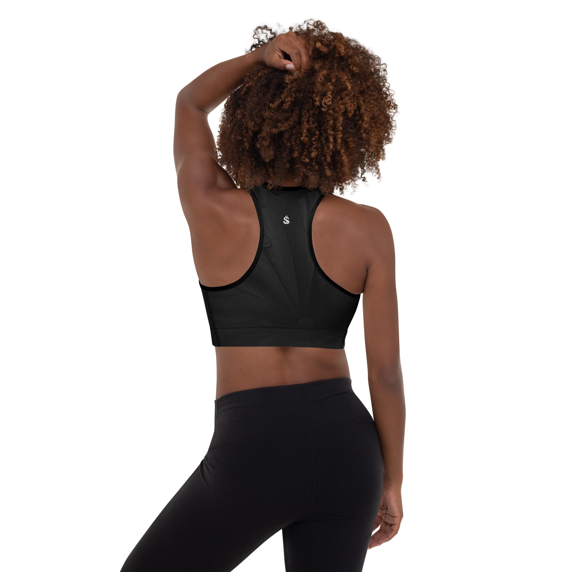 Believe - Black Sports Bra