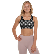 Circle - Black Sports Bra