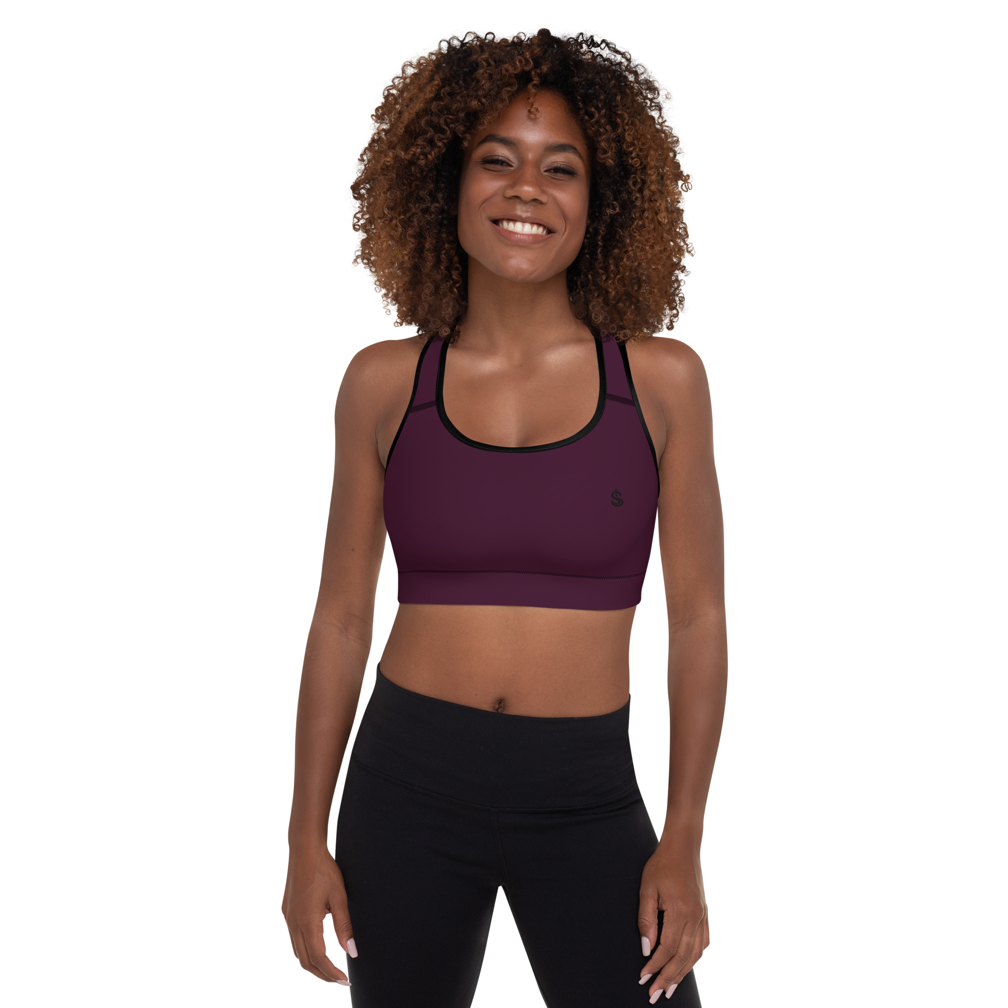 Basics - Eggplant Sports Bra