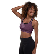 Believe - Eggplant Sports Bra