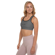 Heather Dark Grey Sports Bra