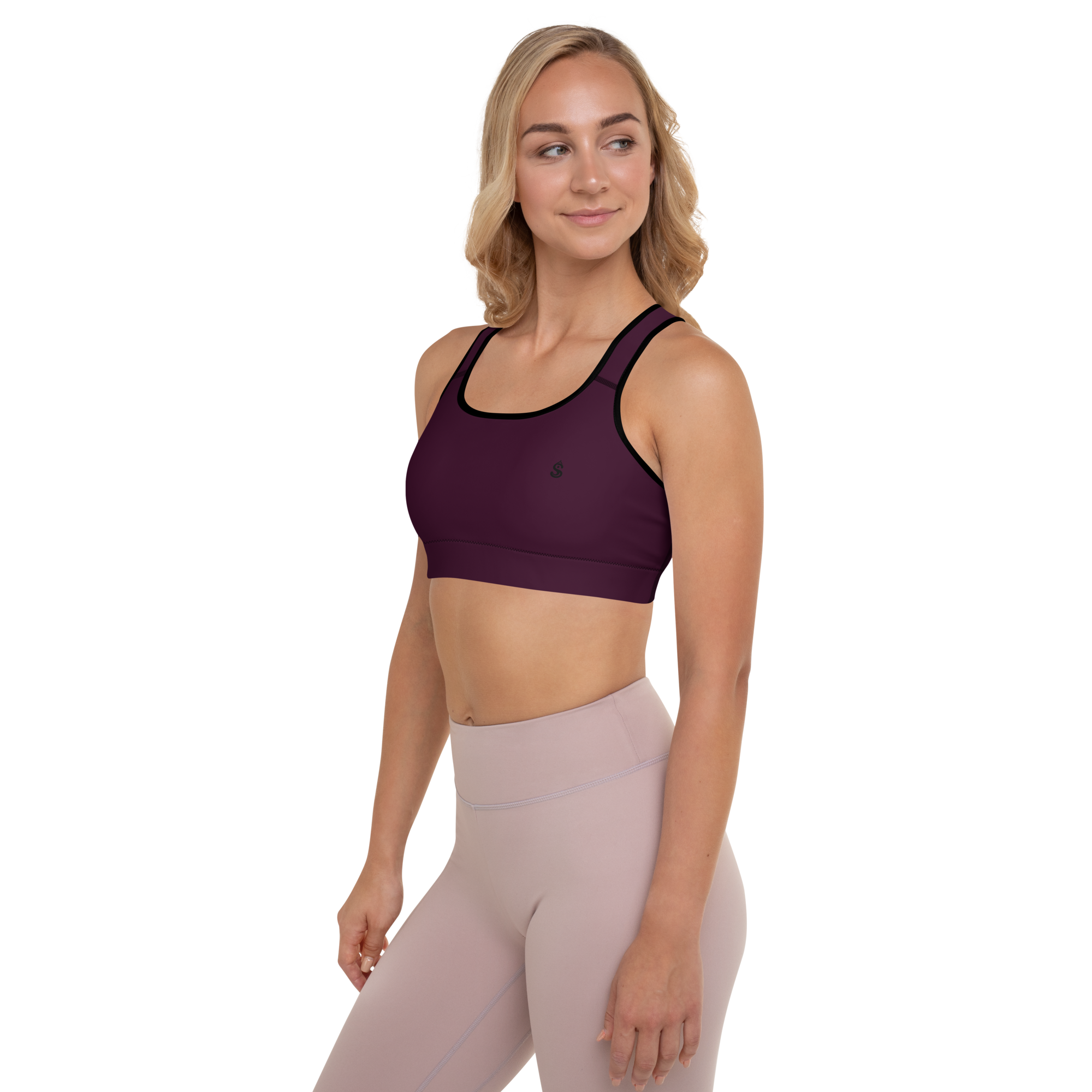 Basics - Eggplant Sports Bra