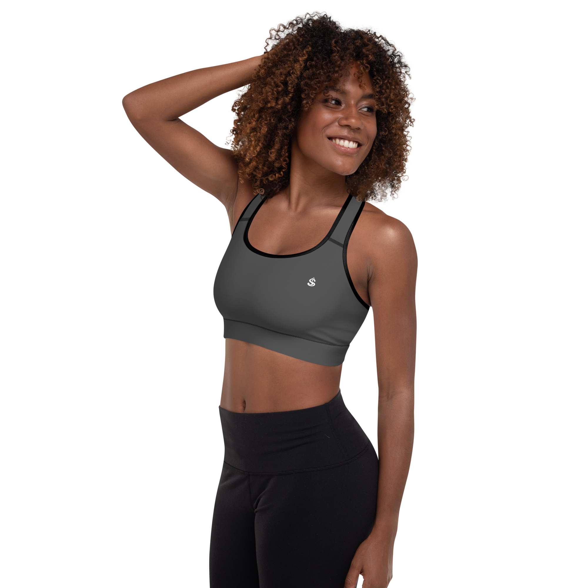 Basics - Anthracite Sports Bra