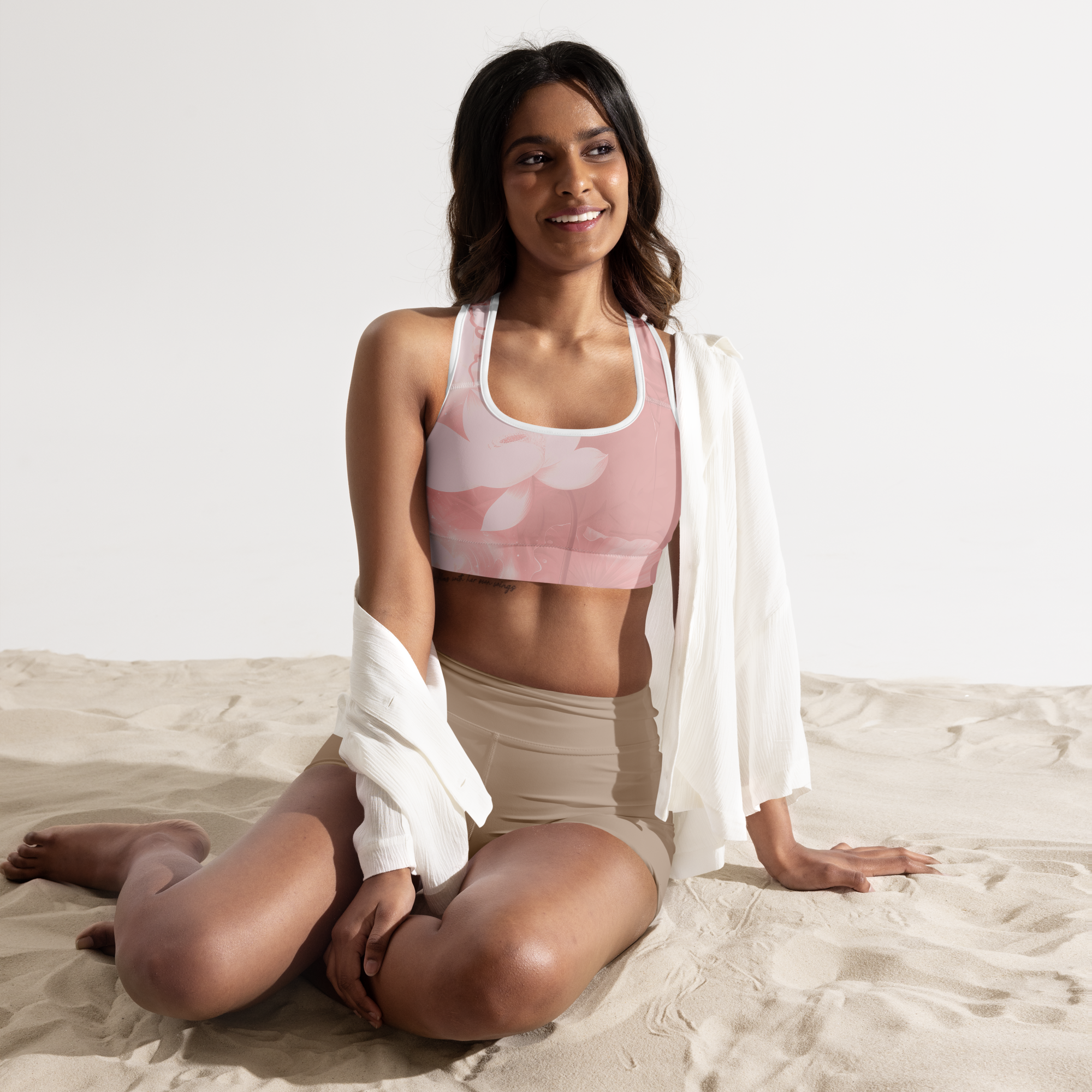 Believe - Rose Sports Bra