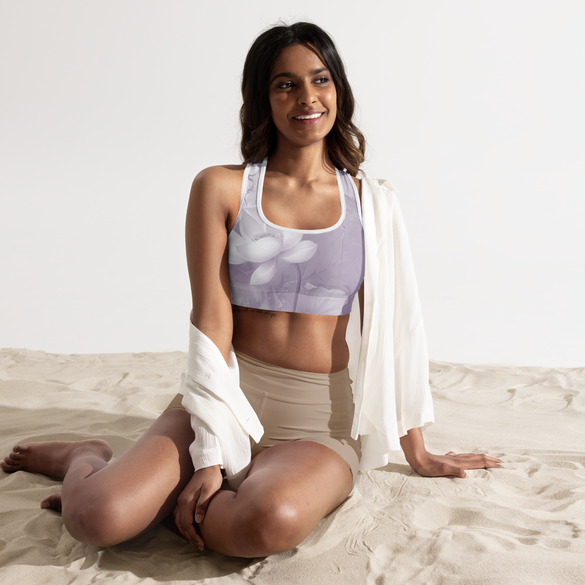 Believe - Lavender Sports Bra