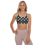 Circle - Black Sports Bra