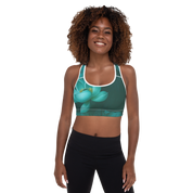 Believe - Green Sports Bra