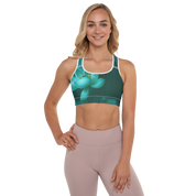 Believe - Green Sports Bra