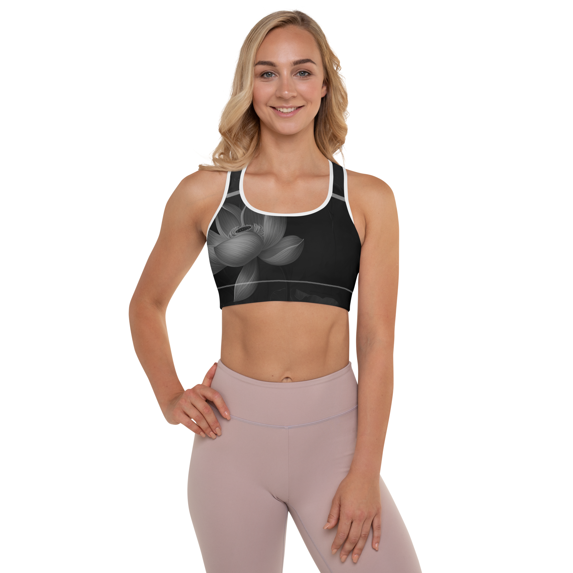 Believe - Black Sports Bra