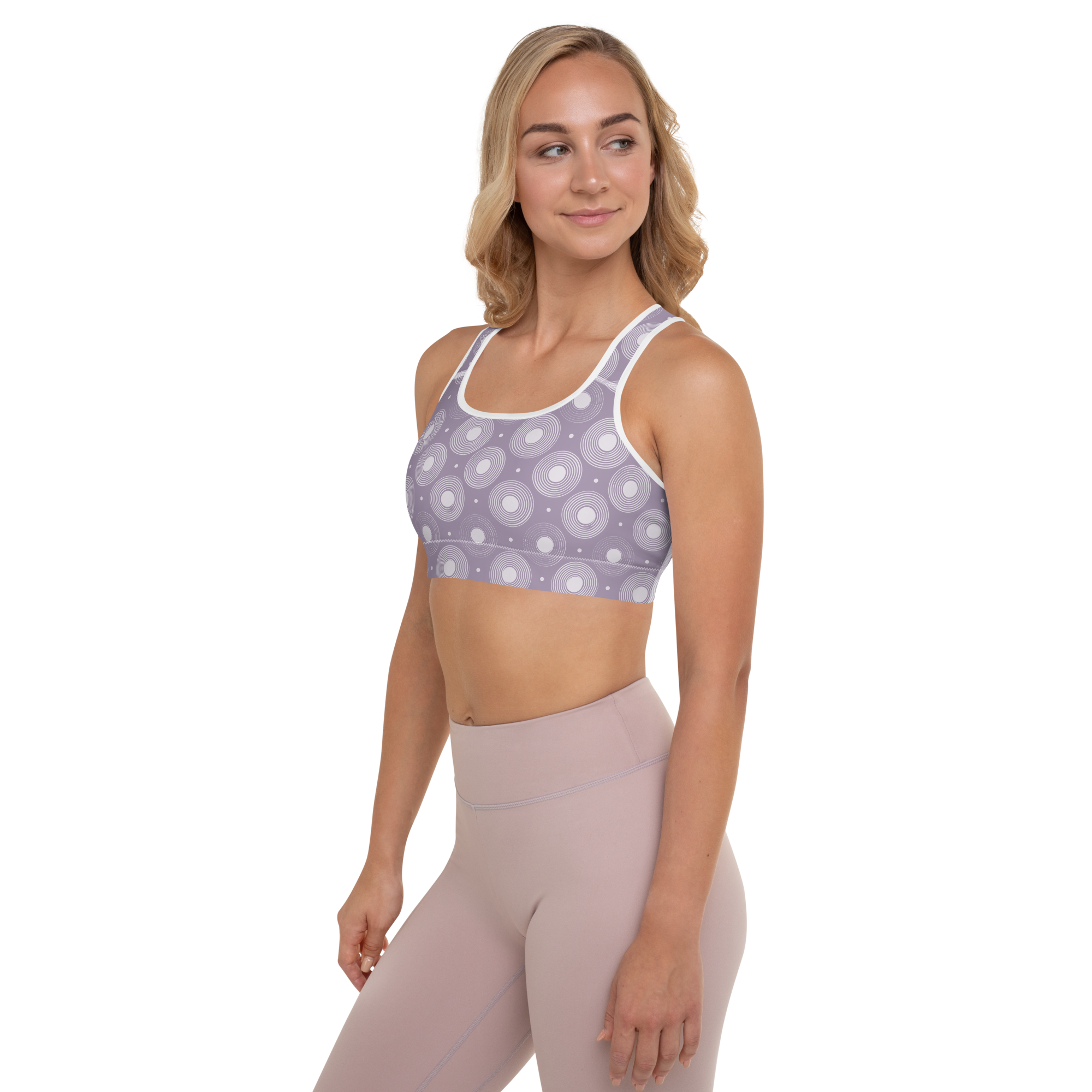 Circle - Lavender Sports Bra