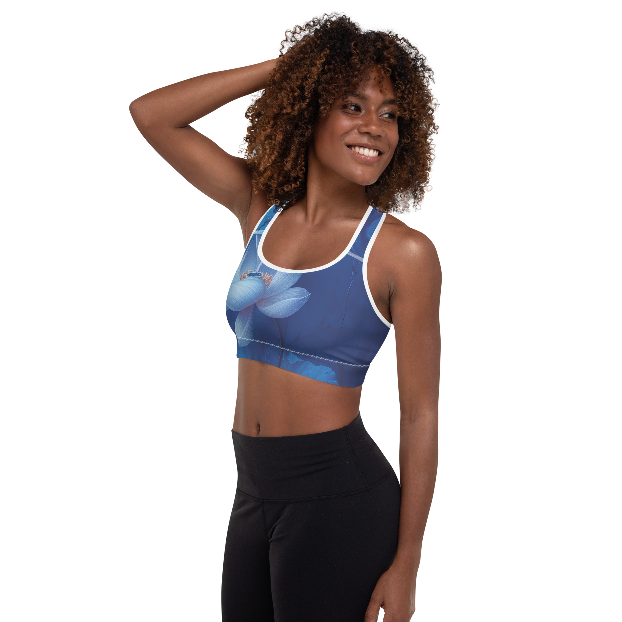 Believe - Navy Sports Bra