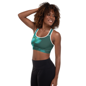 Believe - Green Sports Bra