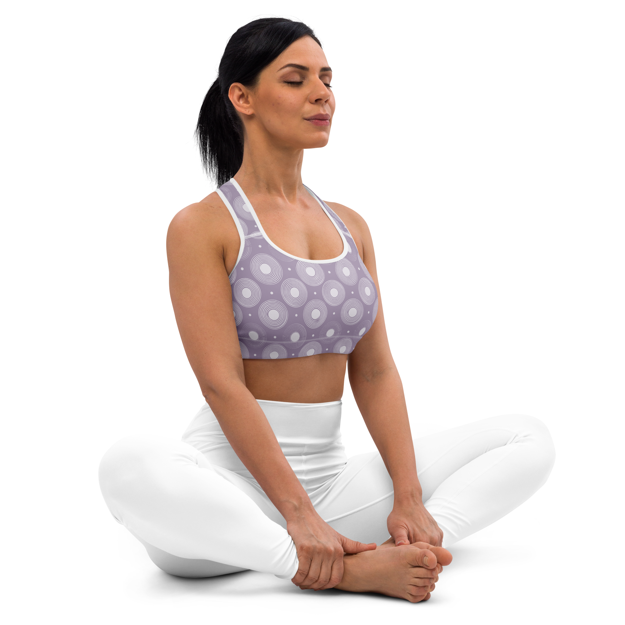 Circle - Lavender Sports Bra