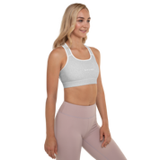 Heather Light Grey Sports Bra