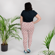 Circle - Rose High-Waist Plus Size Leggings