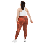 Believe - Terracotta High-Waist Plus Size Leggings