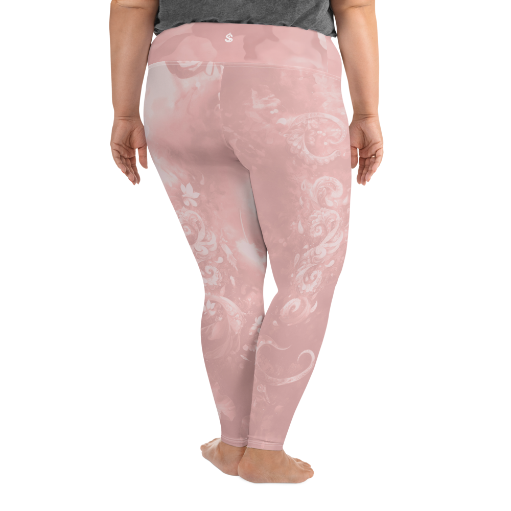 Believe - Rose High-Waist Plus Size Leggings