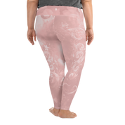 Believe - Rose High-Waist Plus Size Leggings