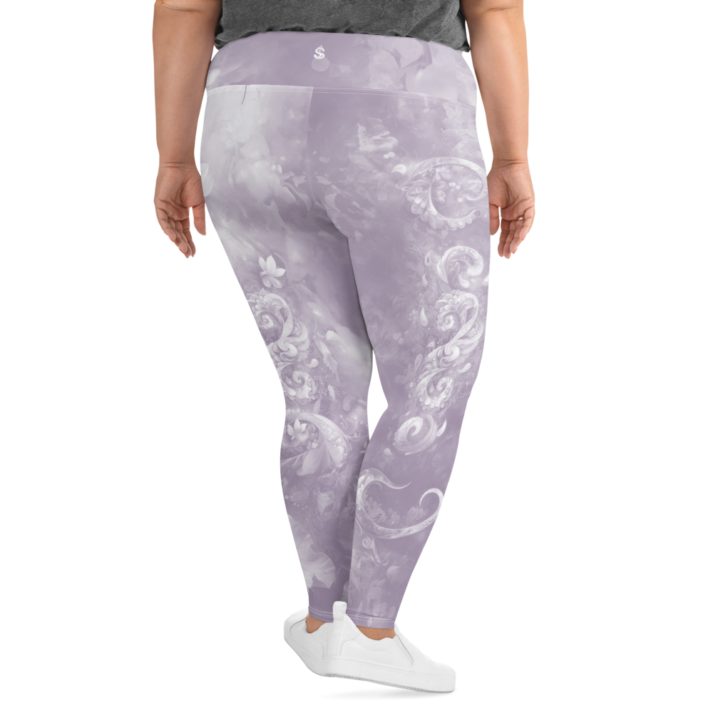 Believe - Lavender High-Waist Plus Size Leggings