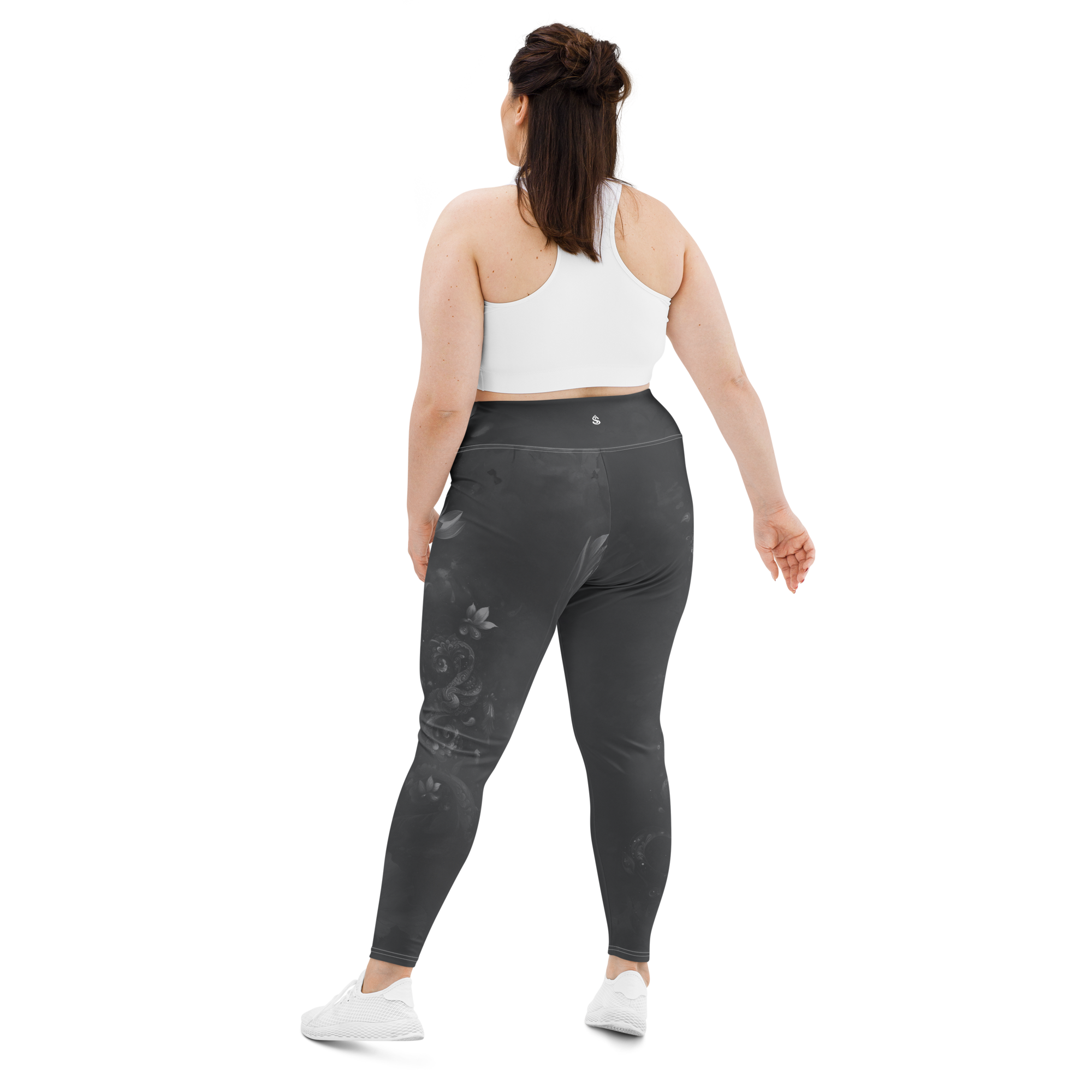 Believe - Anthracite High-Waist Plus Size Leggings