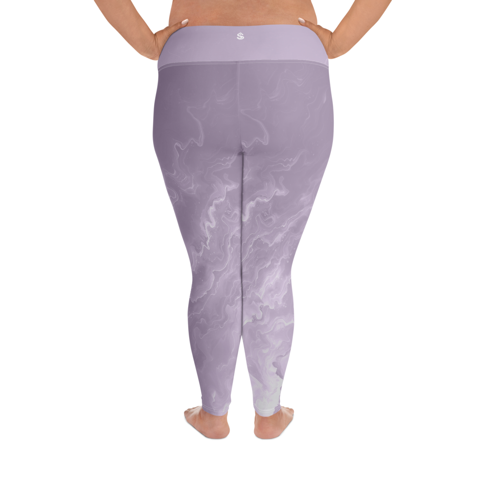 Awaken - Lavender High-Waist Plus Size Leggings