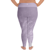 Awaken - Lavender High-Waist Plus Size Leggings