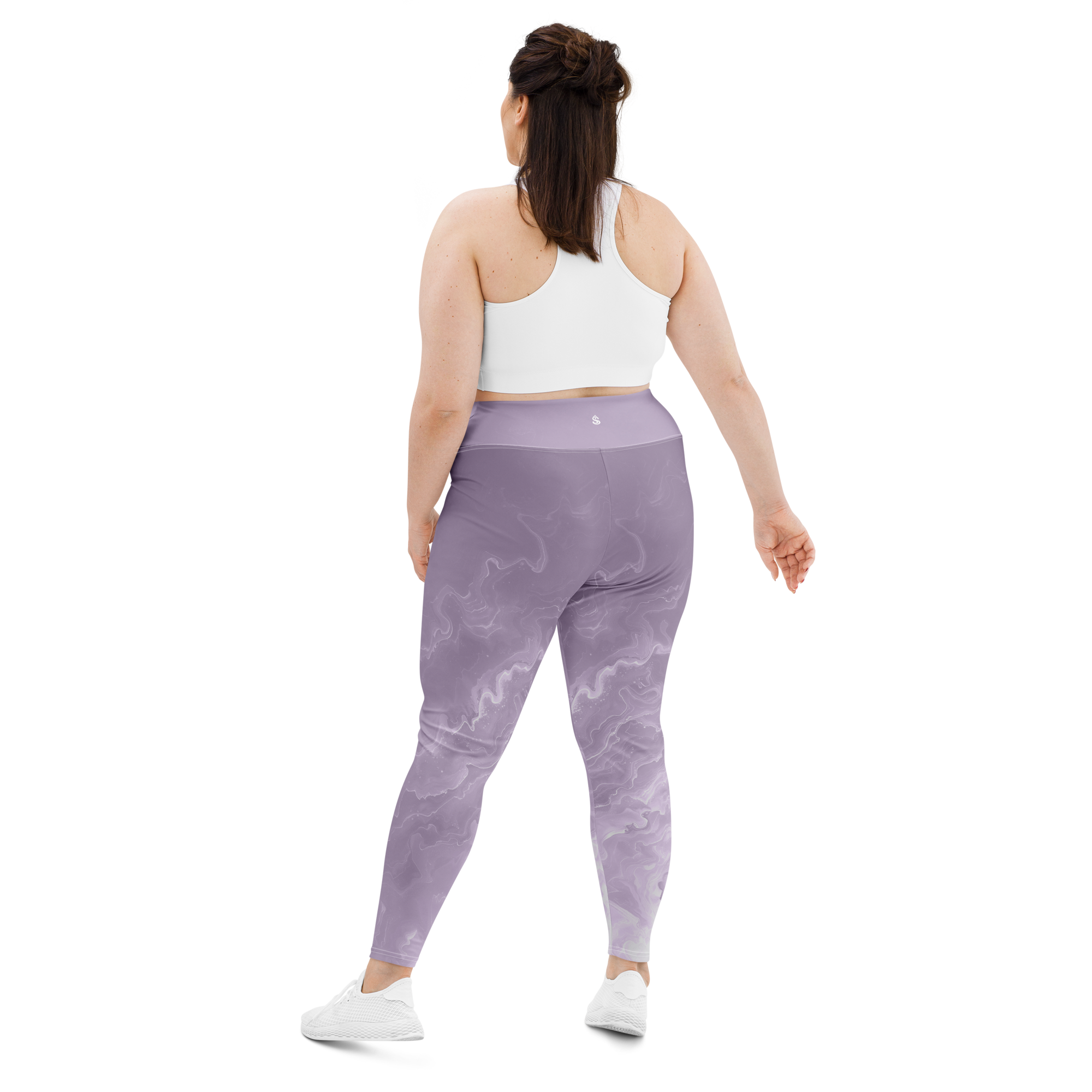 Awaken - Lavender High-Waist Plus Size Leggings