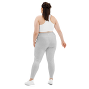 Heather Grey Light Plus Size Leggings