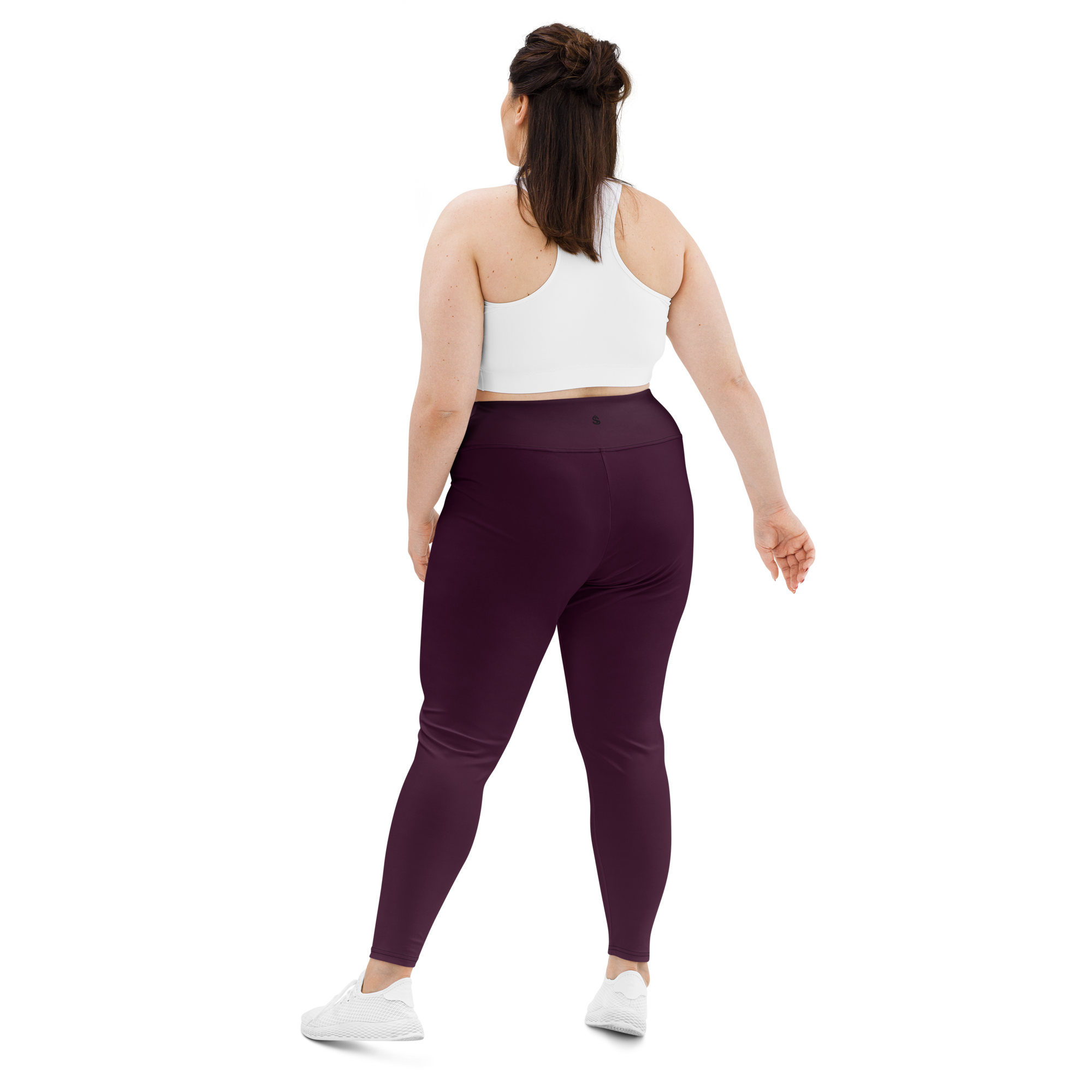 Faded - Eggplant High-Waist Plus Size Leggings