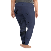 Inner - Navy Plus Size Leggings