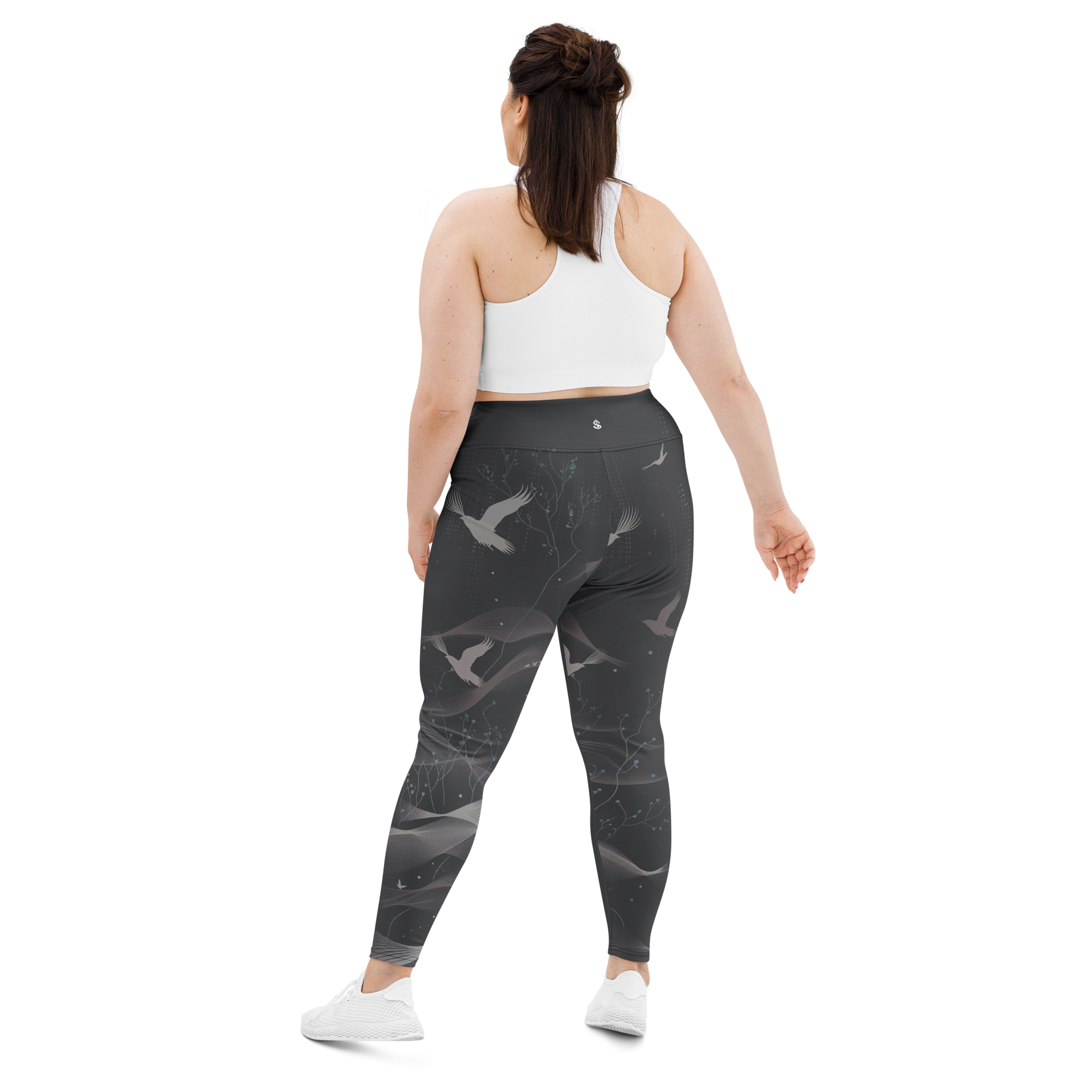 Inner - Anthracite Plus Size Leggings