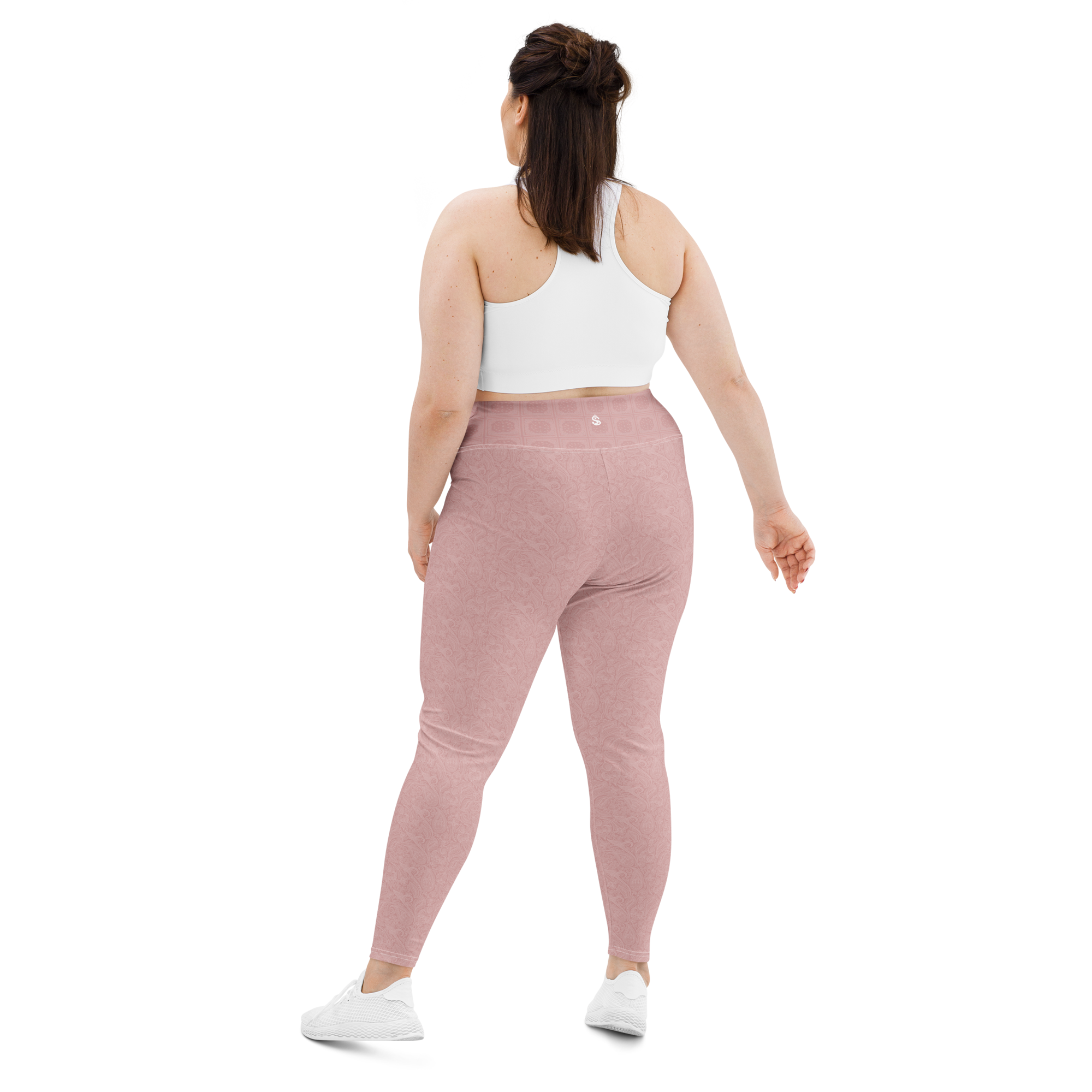 Paisley - Rose Plus Size Leggings