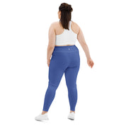 Basics - Marine Blue Plus Size Leggings